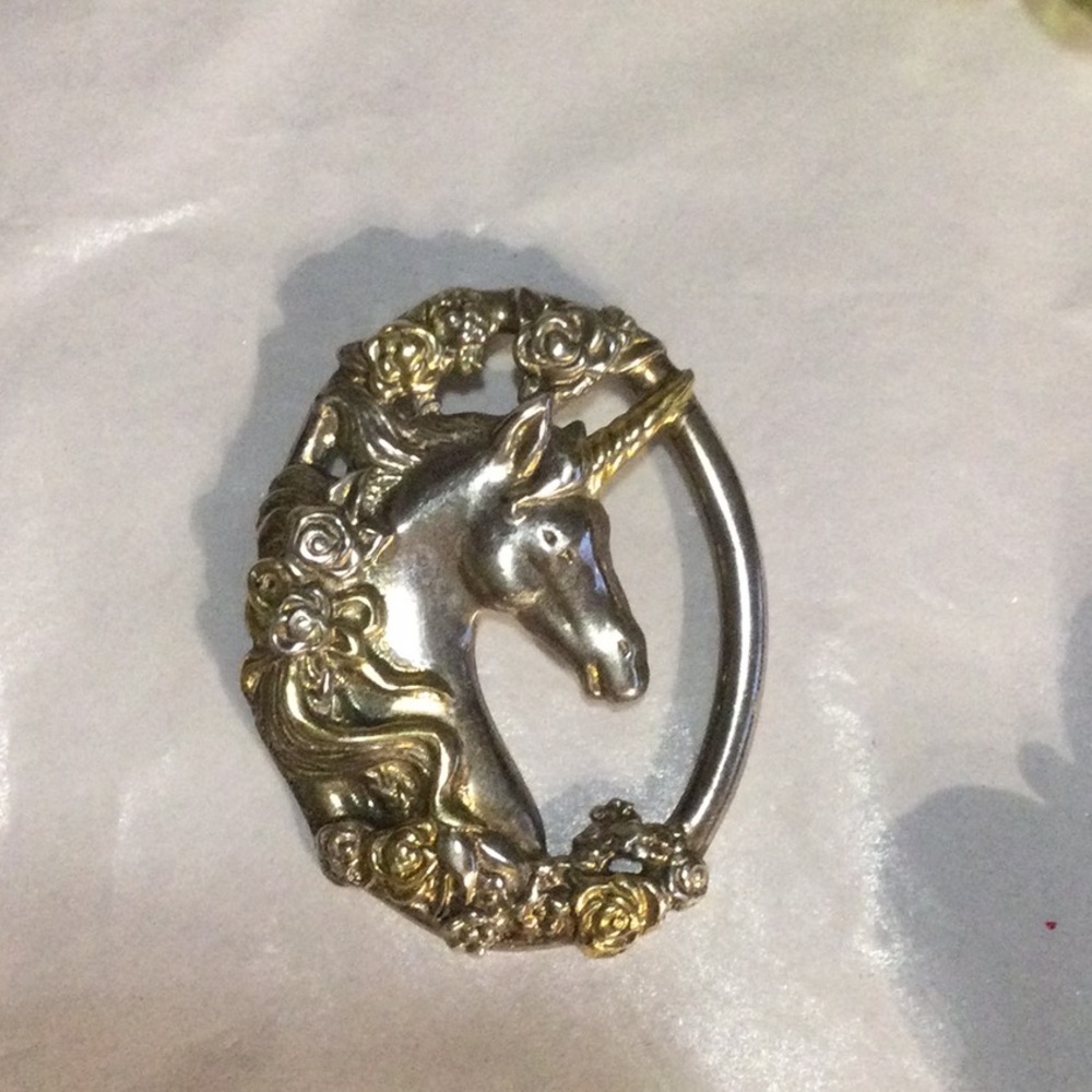 Vintage Gorham .925 Sterling Unicorn Pendant